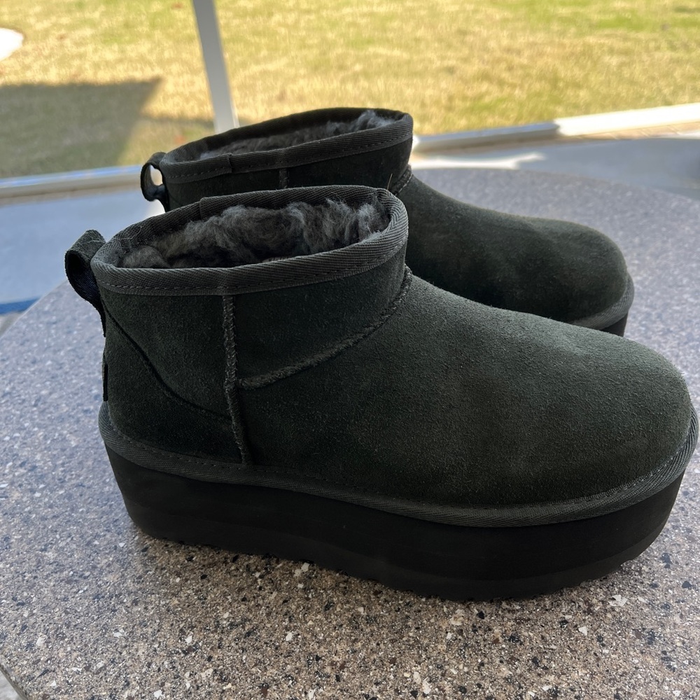 COPY - UGG Mini PLATFORM BOOTS SZ 6